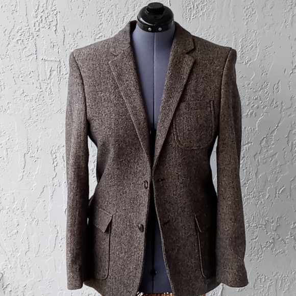 Merona Original Men's "Slim Fit" Pure Cotton Designer Blazer - Picture 10 of 16